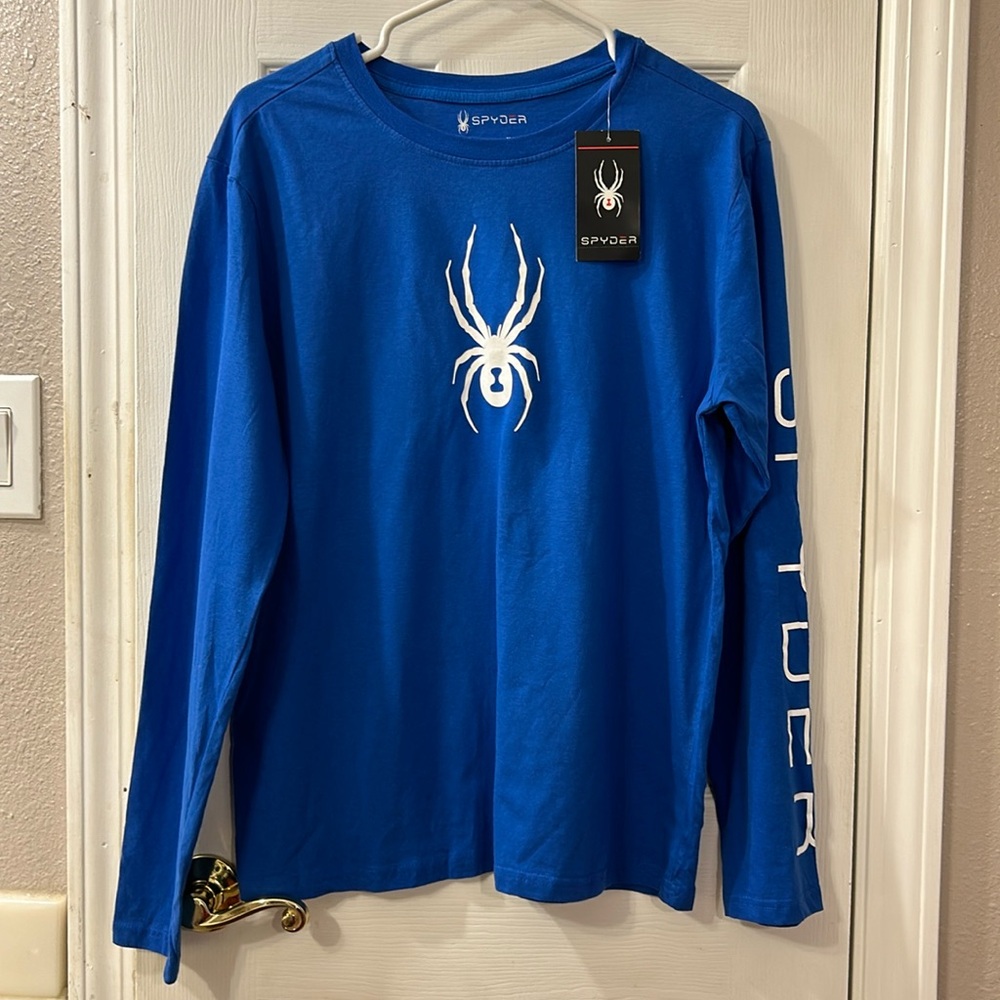 Spyder Long Sleeves, Medium, Blue
